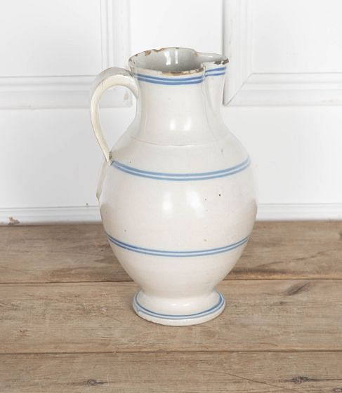 Large 19th Century Spanish Tin Glazed Jug DA3432993