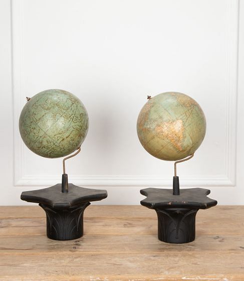 Pair of American 20th Century Globes DA3536893