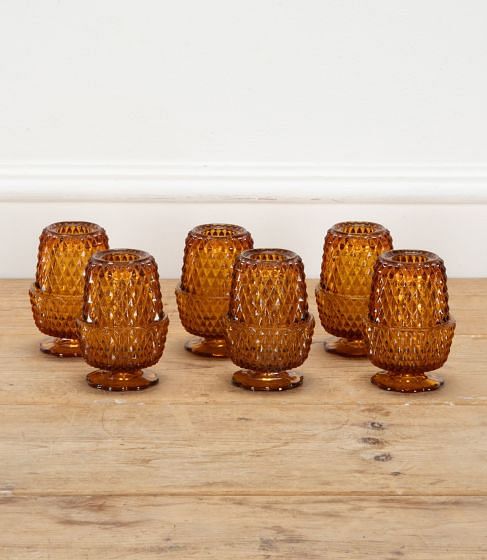 Mid-Century American Glass Tea Lights DA3540698