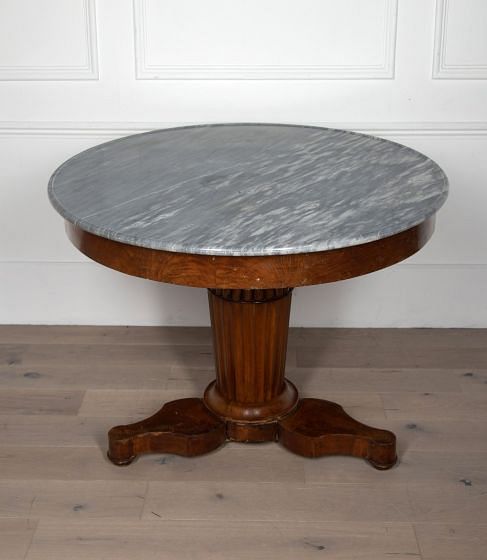 19th Century French Round Marble Table DA3832164