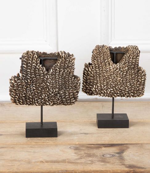 Pair of 20th Century Ibeji Cowrie Shell Jackets DA3937769