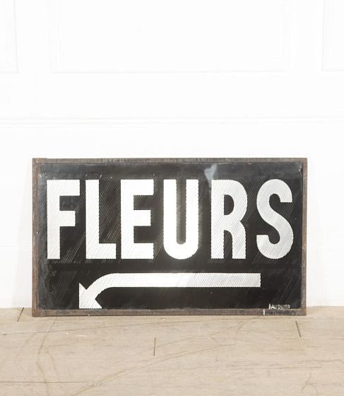 20th Century French 'Fleurs' Shop Sign DA4028318