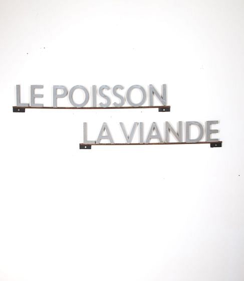 20th Century French Restaurant Signs "Le Poisson" and "Le Vande" DA4031505