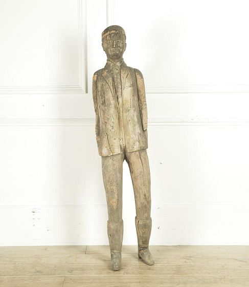 20th Century Carved Folk Art Man DA419728
