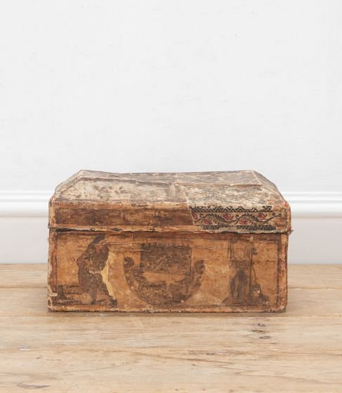 18th Century Arte Povera Papier Mâché Box DA4237060