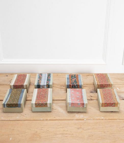 Early 20th Century Textile Covered Boxes DA4237673
