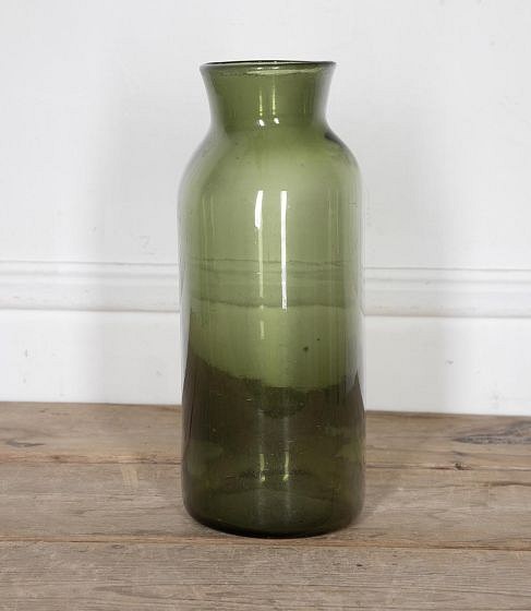 Tall 19th Century French Green Glass Pickling Jar DA4428203