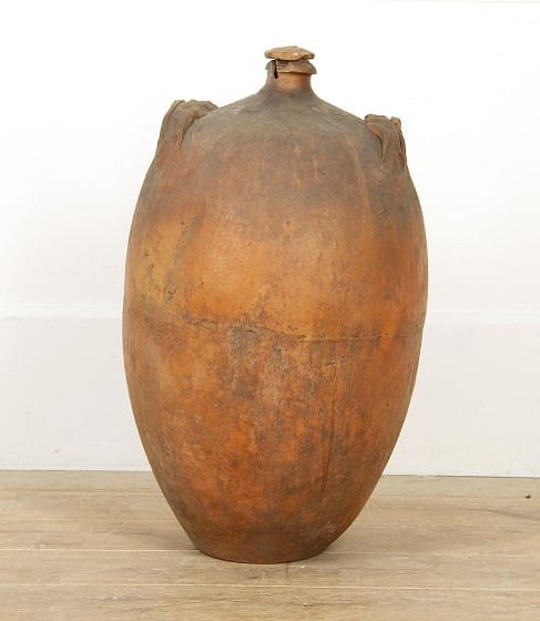 Early 19th Century French Terracotta Olive Oil Pot DA4517215
