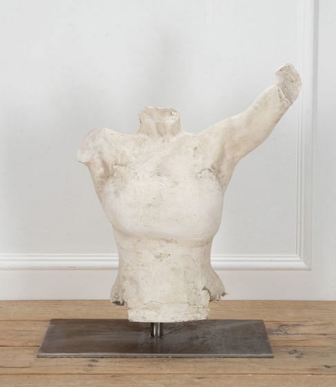 20th Century French Plaster Torso Bust Sculpture DA4540238
