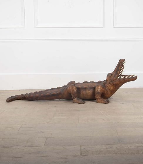 20th Century French Leather Crocodile DA4838355
