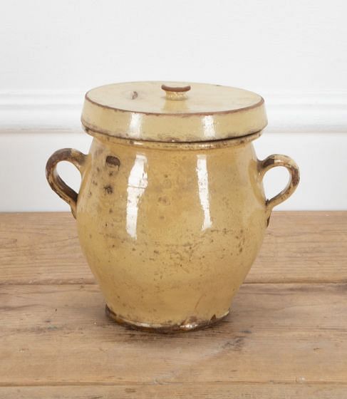 19th Century Ceramic Pot from the Savoie Region with Lid DA6040218