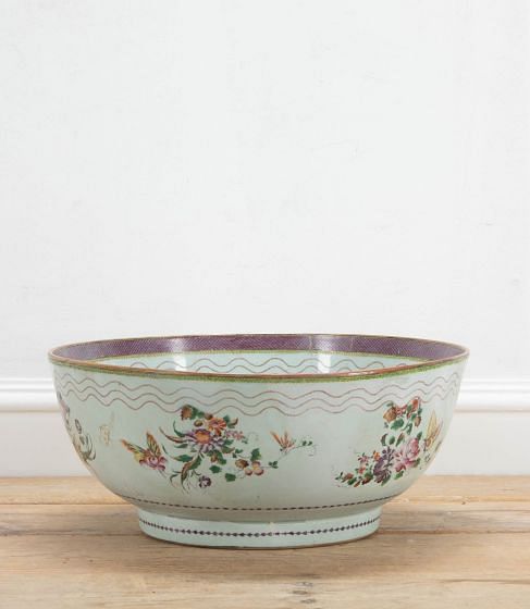 Enormous Chinese Export Marriage Bowl DA6236010