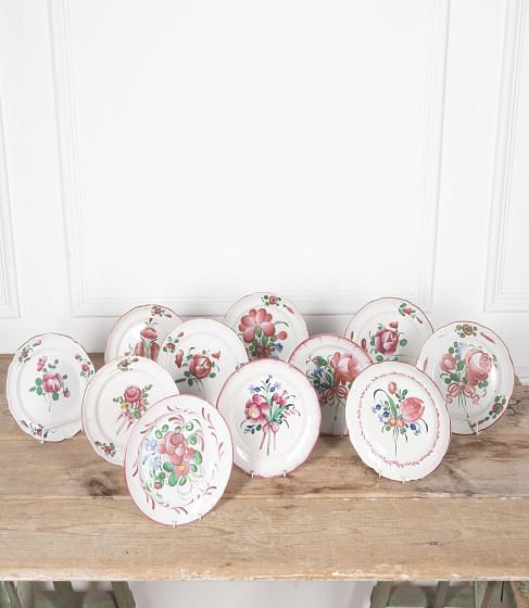 Collection of Eleven 18th Century Strasbourg Plates DA7231217