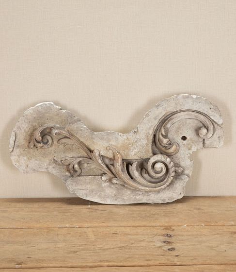 19th Century French Plaster Mould Template with Rococo Design DA7243583