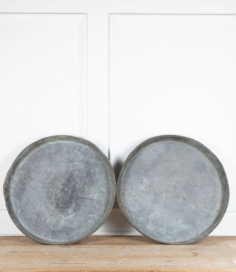 Pair of 19th Century French Zinc Resin Trays DA7437677