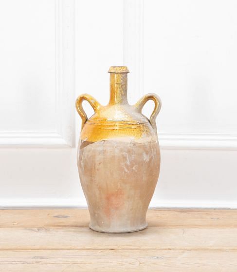 19th Century Italian 'Trimmone' Ochre Glazed Vessel DA7437695