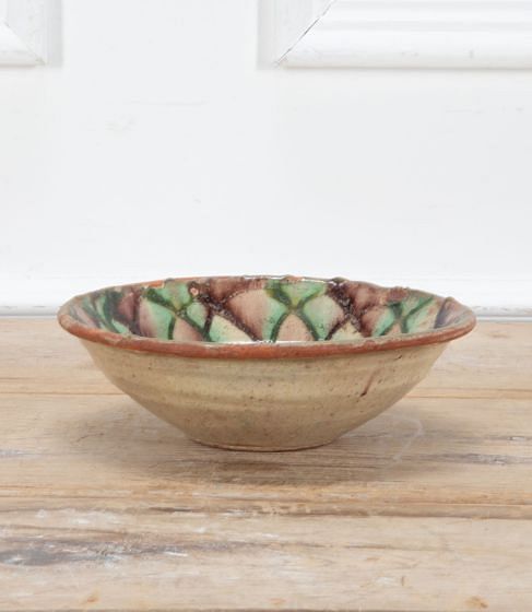 19th Century Spanish Hand Painted Bowl DA7439146