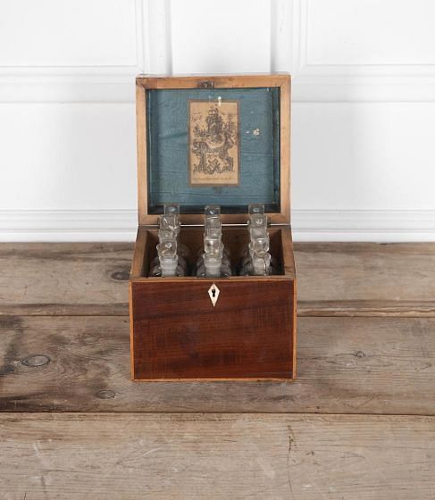 19th Century Georgian Mahogany Apothecary Box DA8029531