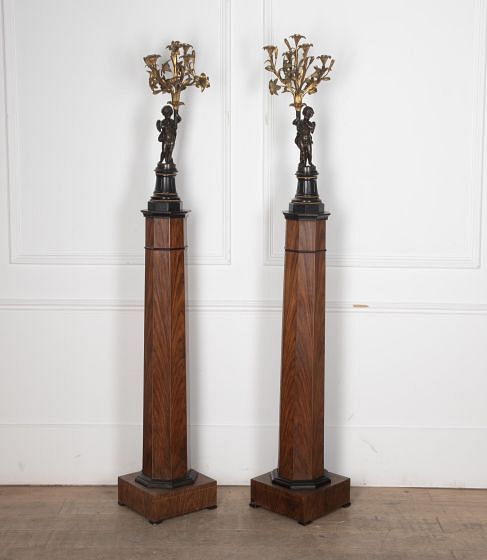 SALE: Pair of 19th Century French Bronze Candelabra DA8030832