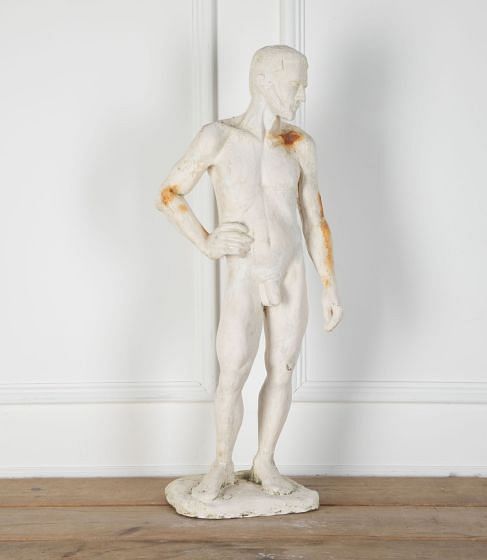 20th Century Plaster Sculpture of a Nude Male DA8036280