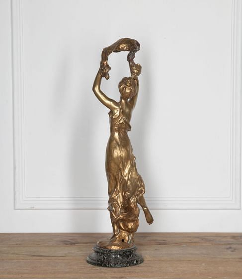 19th Century Gilt Bronze Female Figure by Roberte du Bois DA8432063