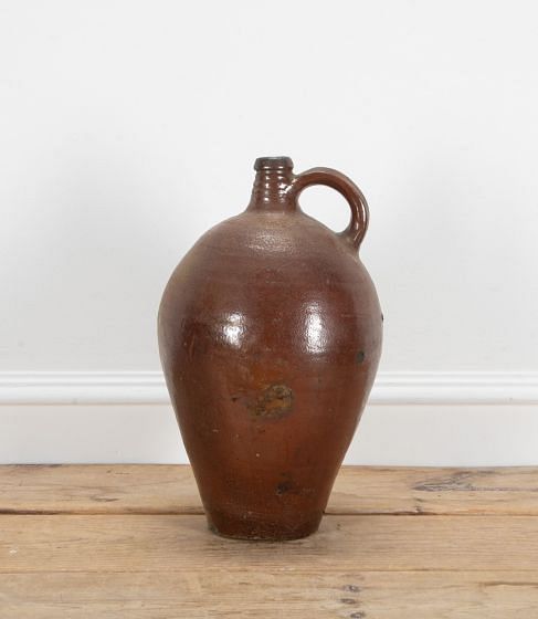Decorative Early 20th Century French Stoneware Wine Carrier DA8538980