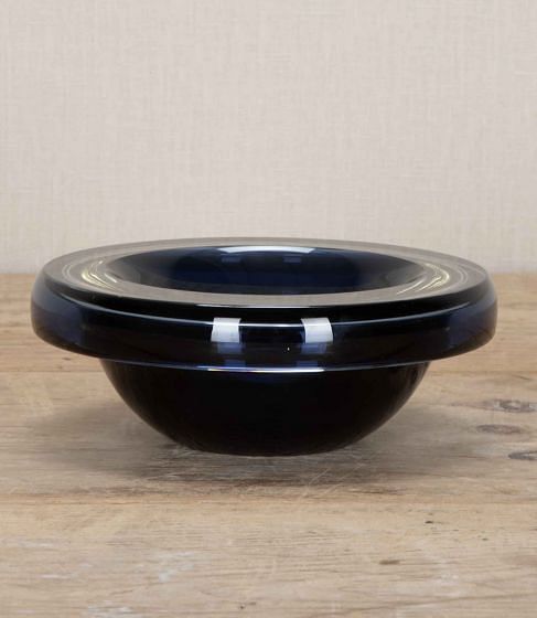 20th Century Scandinavian Blue Glass Bowl by Jaakko Niemi DA8543037