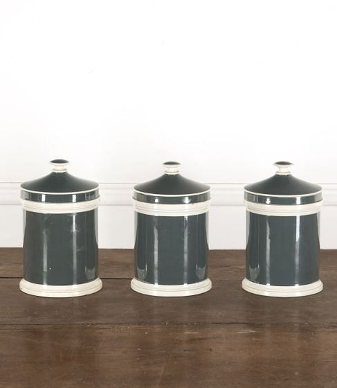 Glazed Apothecary Jars c.1900 DA9013217