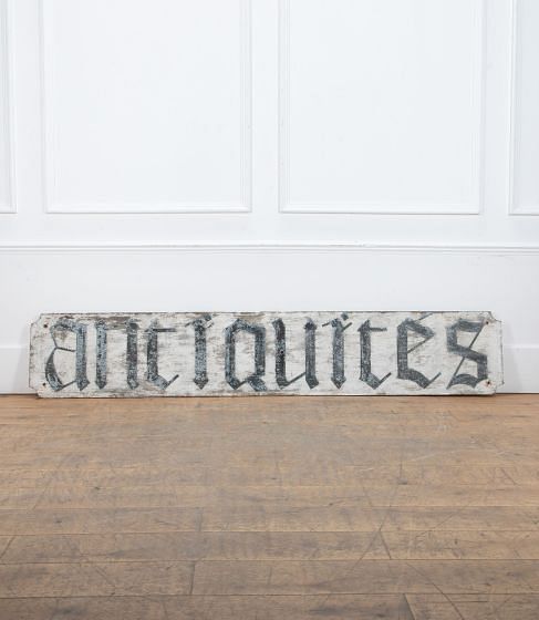 20th Century French 'Antiquites' Trade Sign DA9039205