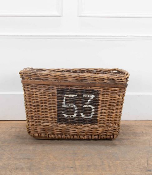 19th Century French Grape Harvest Basket DA9338620
