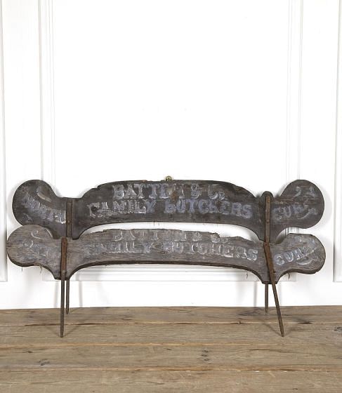 Pair of 19th Century Victorian Cart Mounted Trade Signs DA9921559