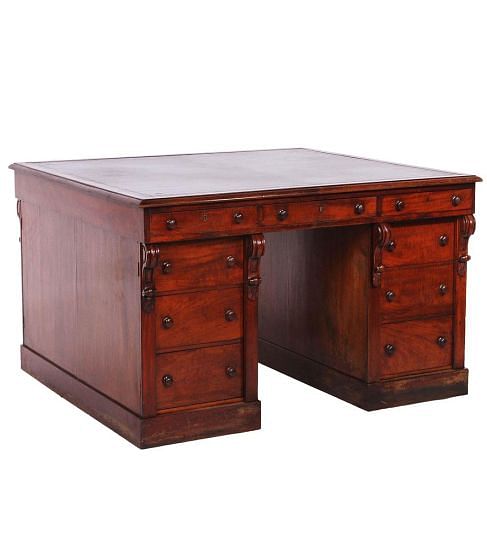 William IV Mahogany Partners Desk DB051768