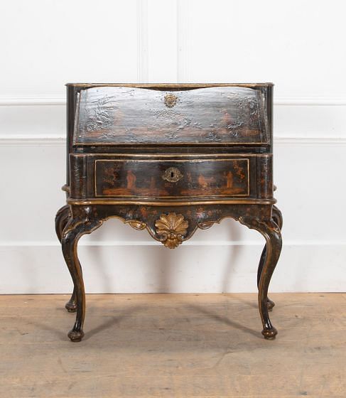 18th Century Venetian Chinoiserie Lacquered Bureau DB6240667