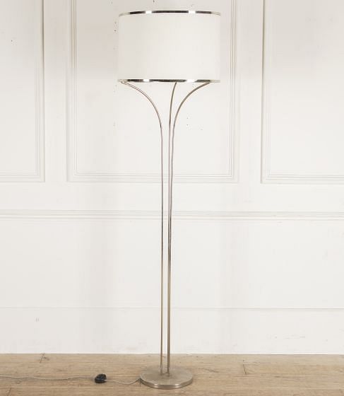 French 1970s Chrome Standard Lamp LF4812722