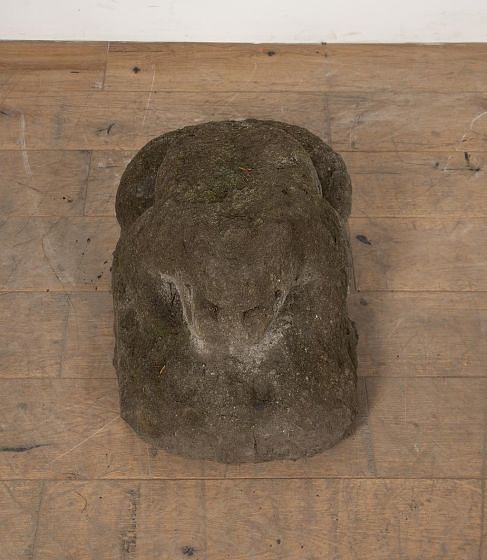 19th Century English Carved Stone Frog GA0328088