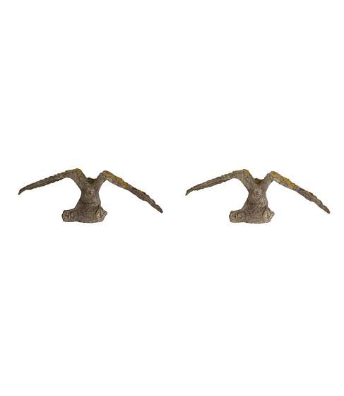 Pair of 20th Century French Concrete Stone Eagles GA118716