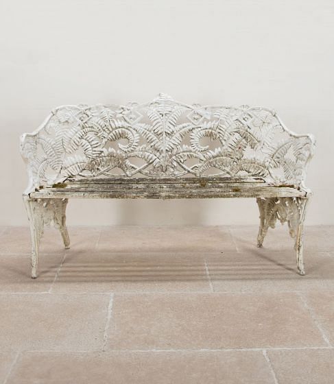 20th Century English White Garden Seat GA1341610