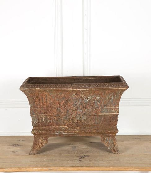 Large 19th Century French Cast Iron Jardiniere GA1510053