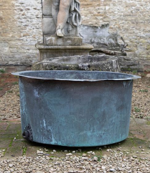 19th Century Low Copper Planter GA1937487