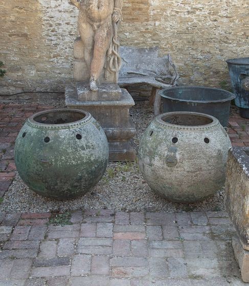 Pair of Early 20th Century French Sea Mine Planters GA1943490