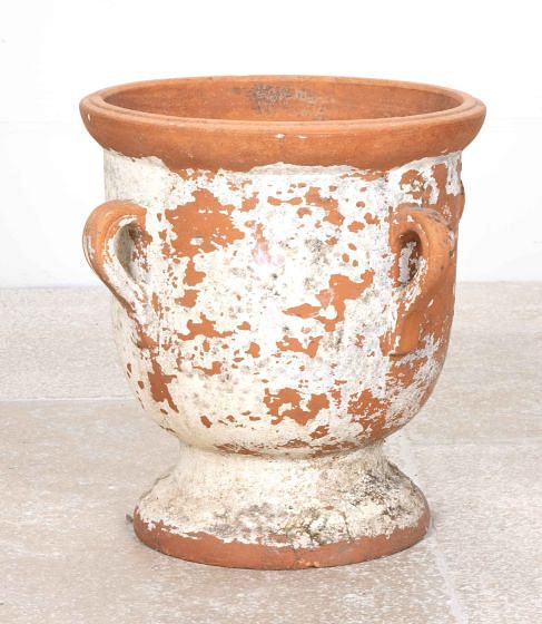 19th Century English Terracotta Pot with Four Handles GA2042118