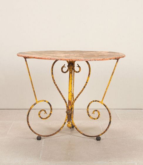 Late 19th Century French Iron Garden Table GA3743439