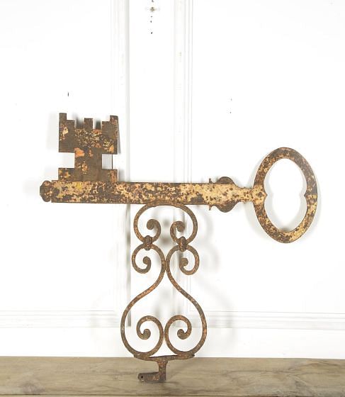 Early 19th Century Wrought Iron Key GA379511