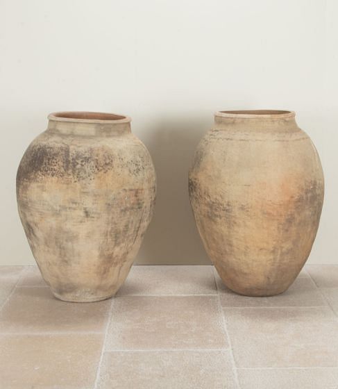 Large Pair of 19th Century French Terracotta Pots GA5242373