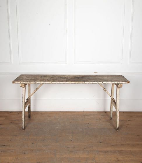 20th Century French Oak Trestle Table GA7432231