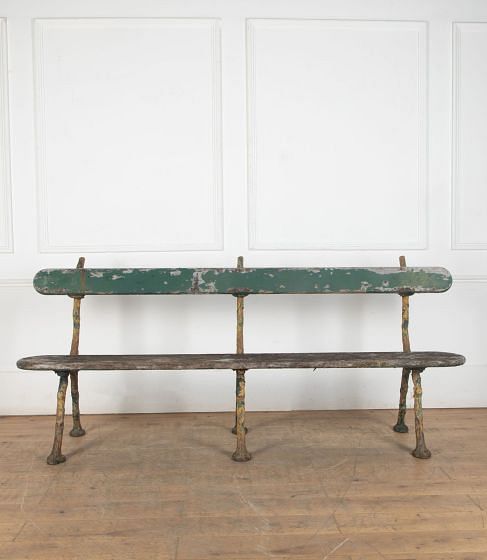 19th Century French Faux Bois Garden Bench GA7435142