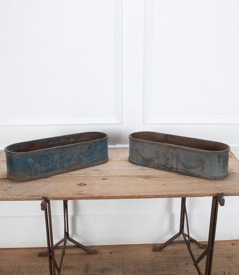 SALE: Two 19th Century French Cast Iron Jardinieres GA7534936