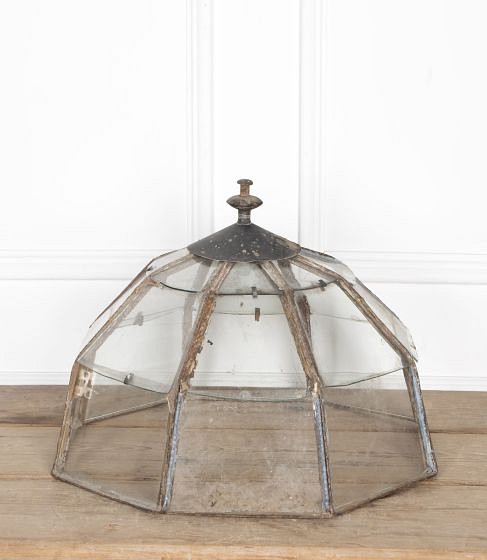 19th Century French Glass and Metal Garden Cloche GA9027458