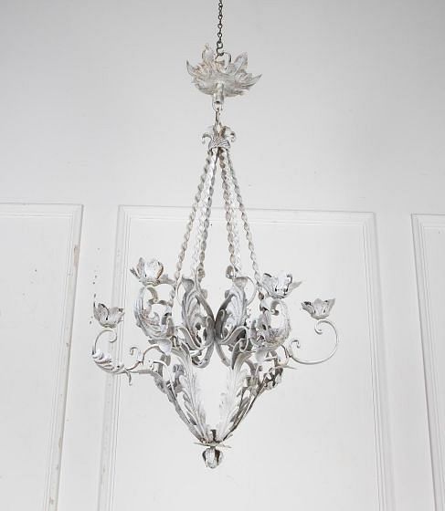 20th Century French Metal Chandelier LC2024229