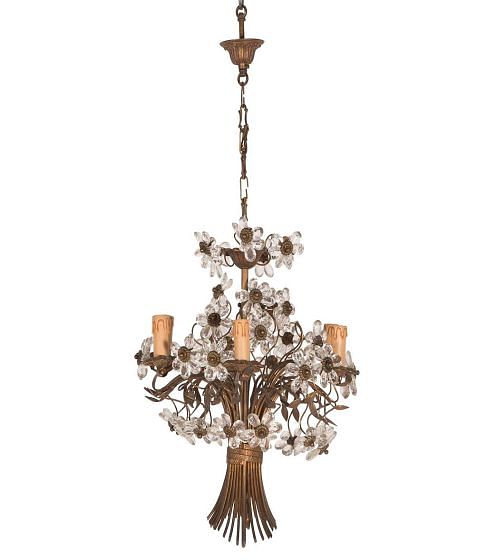 1940s Flower Basket Chandelier LC6059675